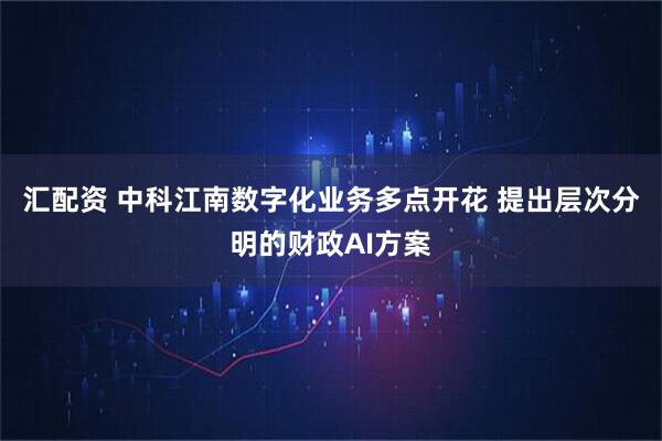 汇配资 中科江南数字化业务多点开花 提出层次分明的财政AI方案